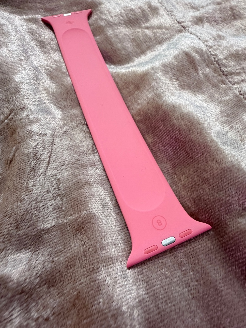Apple Solo Loop for Apple Watch Series 7 45mm - Pink Citrus Size 8